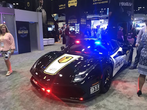 Police Ferrari at IACP Conference 2018
