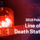 2018 Police Officer Line of Duty Death Statistics
