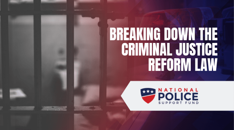 The Criminal Justice Reform Law - National Police Support Fund