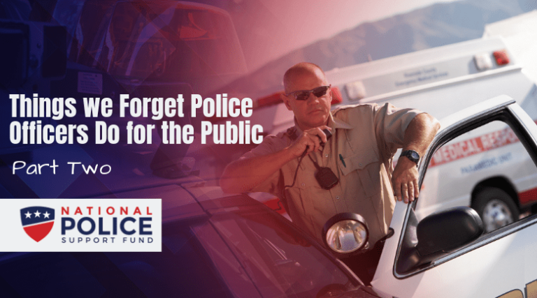 What police officers do for public - Featured image - National Police Support Fund