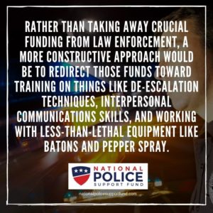 Defunding Police - National Police Support Fund